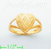 14K Gold Ladies' Light Ring - Click Image to Close