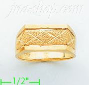 14K Gold Ladies' Light Ring - Click Image to Close