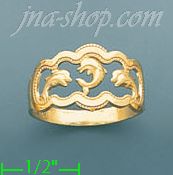 14K Gold Ladies' Light Ring - Click Image to Close