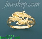 14K Gold Ladies' Light Ring - Click Image to Close