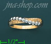 14K Gold Ladies' Pave Ring - Click Image to Close