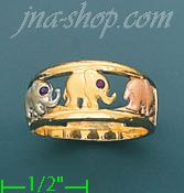 14K Gold Assorted Ladies' Ring - Click Image to Close