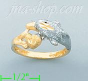 14K Gold Assorted Ladies' Ring - Click Image to Close