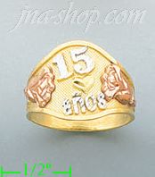 14K Gold Ladies' Light Ring - Click Image to Close