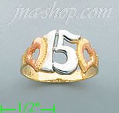 14K Gold Ladies' Light Ring - Click Image to Close