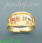 14K Gold Ladies' Light Ring - Click Image to Close