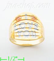 14K Gold Ladies' Light Ring - Click Image to Close