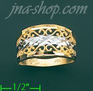 14K Gold Ladies' Light Ring - Click Image to Close