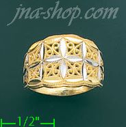 14K Gold Ladies' Light Ring - Click Image to Close