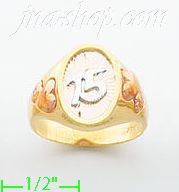 14K Gold Ladies' Light Ring - Click Image to Close