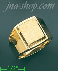 14K Gold Assorted Men's Ring - Click Image to Close