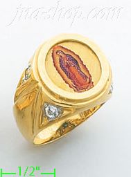 14K Gold Assorted Men's Ring - Click Image to Close