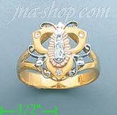 14K Gold Ladies' Ring - Click Image to Close