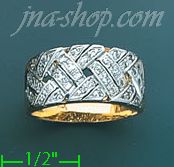 14K Gold Ladies' Ring - Click Image to Close