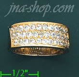 14K Gold Ladies' Ring - Click Image to Close