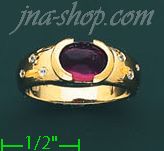 14K Gold Ladies' Ring - Click Image to Close