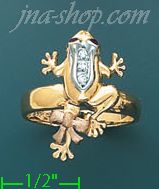 14K Gold Ladies' Ring - Click Image to Close