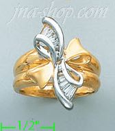 14K Gold Ladies' Ring - Click Image to Close