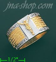 14K Gold CZ Ring - Click Image to Close