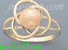 14K Gold Love Knots Sets Ring - Click Image to Close