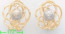 14K Gold Love Knots Sets Earrings - Click Image to Close