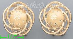 14K Gold Love Knots Sets Earrings - Click Image to Close