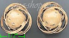 14K Gold Love Knots Sets Earrings - Click Image to Close