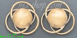 14K Gold Love Knots Sets Earrings - Click Image to Close