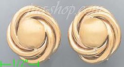 14K Gold Love Knots Sets Earrings - Click Image to Close