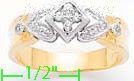 14K Gold Fancy CZ Sets Ring - Click Image to Close