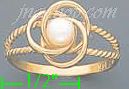 14K Gold Fancy Pearl Sets Ring - Click Image to Close