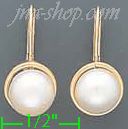 14K Gold Fancy Pearl Sets Earrings - Click Image to Close