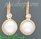 14K Gold Fancy Pearl Sets Earrings - Click Image to Close