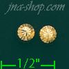 14K Gold Stud Earrings - Click Image to Close