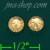 14K Gold Stud Earrings - Click Image to Close