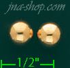 14K Gold Stud Earrings - Click Image to Close