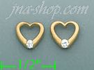 14K Gold Stud Earrings - Click Image to Close