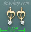 14K Gold Stud Earrings - Click Image to Close