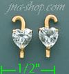 14K Gold Stud Earrings - Click Image to Close