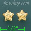 14K Gold Stud Earrings - Click Image to Close