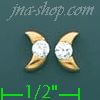 14K Gold Stud Earrings - Click Image to Close