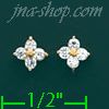 14K Gold Stud Earrings - Click Image to Close