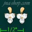 14K Gold Stud Earrings - Click Image to Close