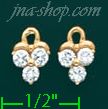 14K Gold Stud Earrings - Click Image to Close