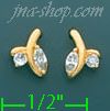 14K Gold Stud Earrings - Click Image to Close