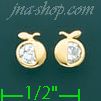 14K Gold Stud Earrings - Click Image to Close