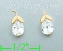 14K Gold Stud Earrings - Click Image to Close