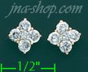 14K Gold Stud Earrings - Click Image to Close