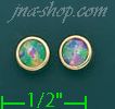 14K Gold Stud Earrings - Click Image to Close