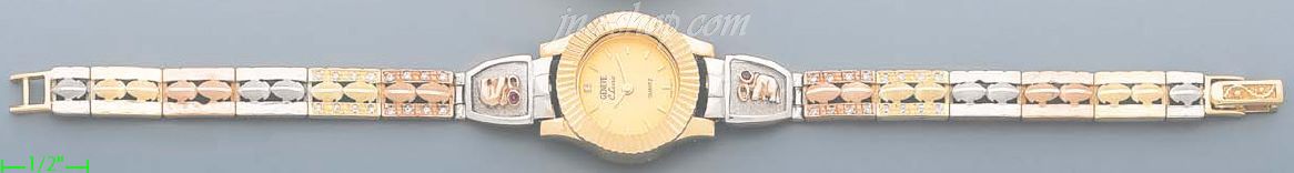 14K Gold 3Color Watch - Click Image to Close